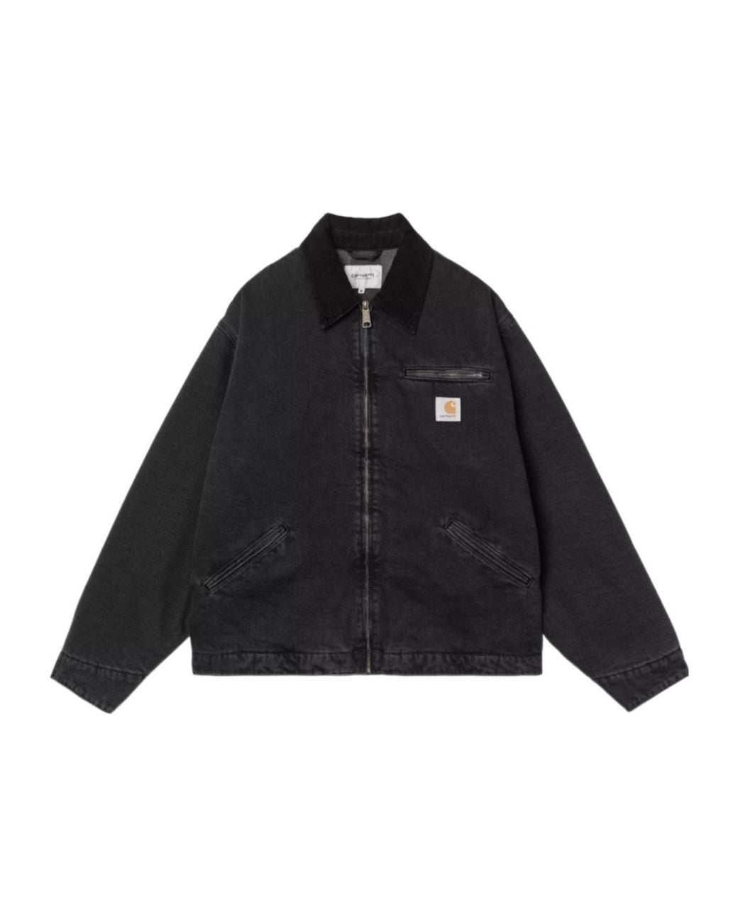 Carhartt Black Zip-Up Denim Jacket for men