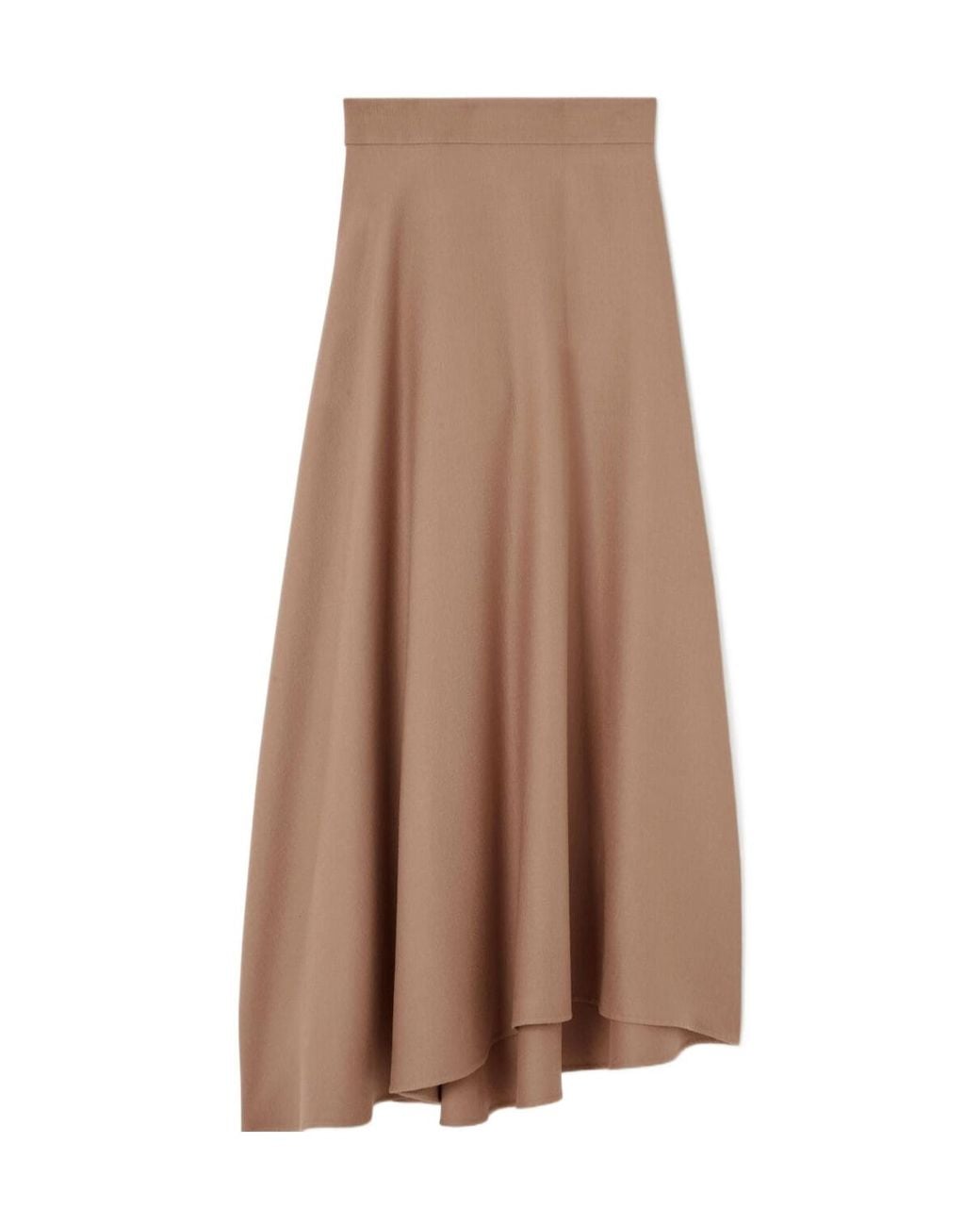 Loro Piana Brown Draped Skirt