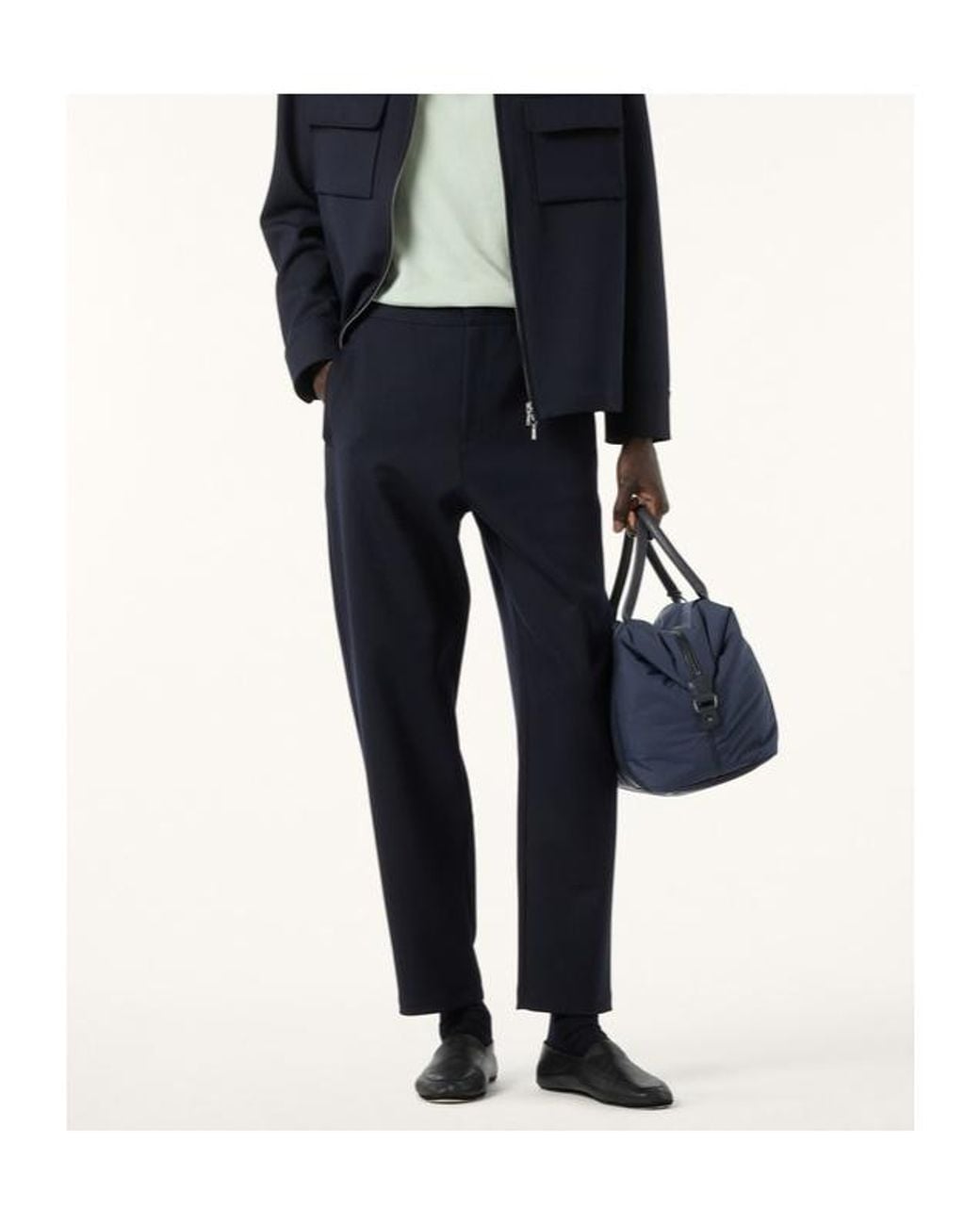 Loro Piana Blue Pray Trousers for men