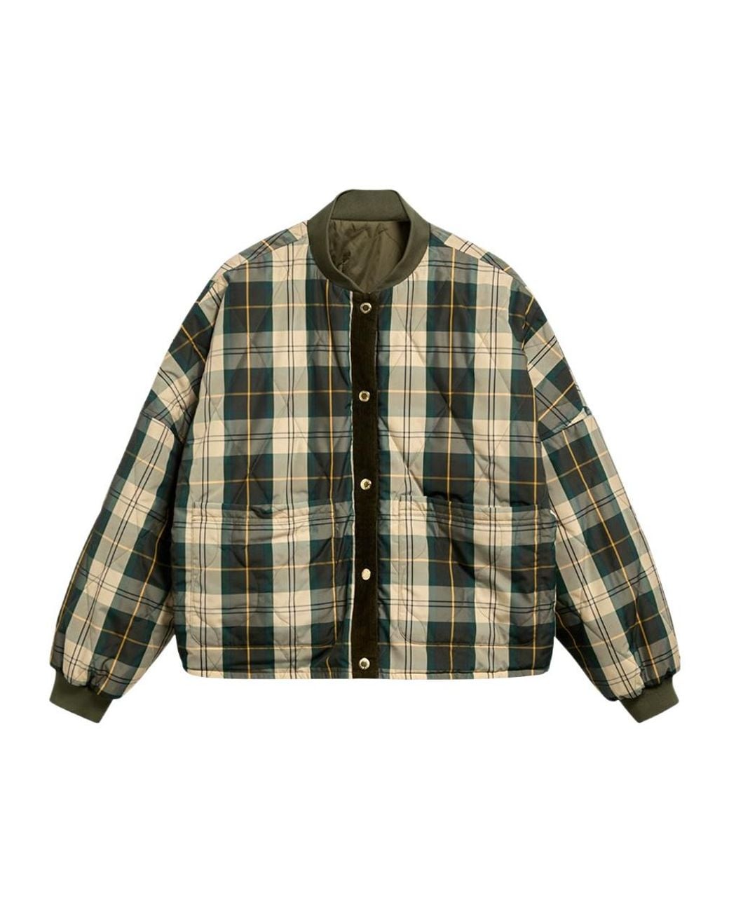 Barbour Green Ravenshill Reversible Quilted Jacket