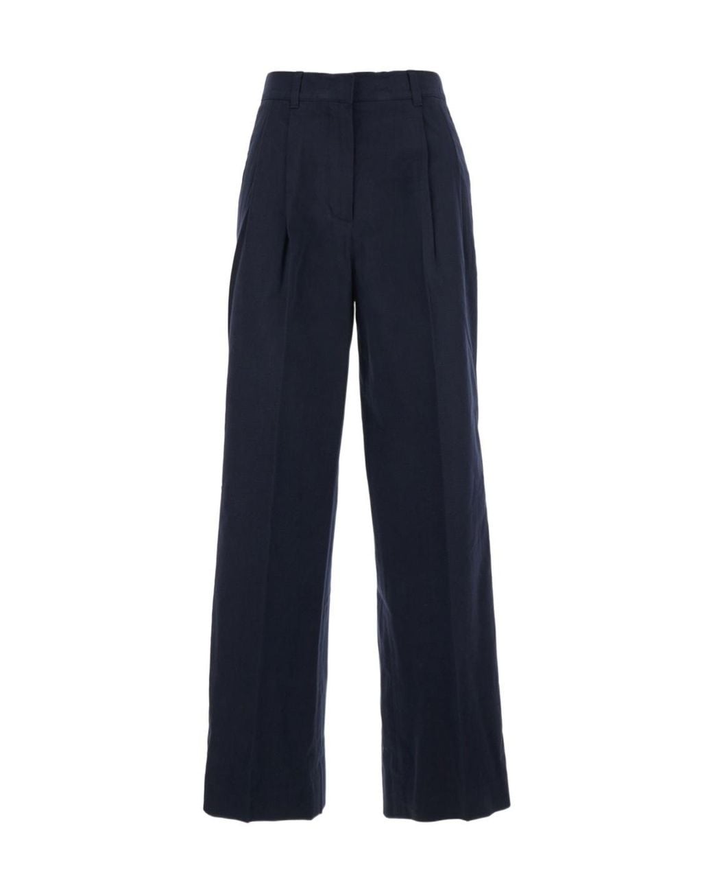 DUNST Blue Pleated Chino Pants