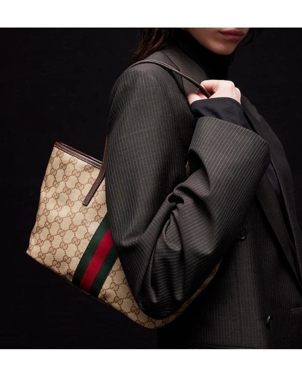 Gucci White Tribeca Small Tote Bag