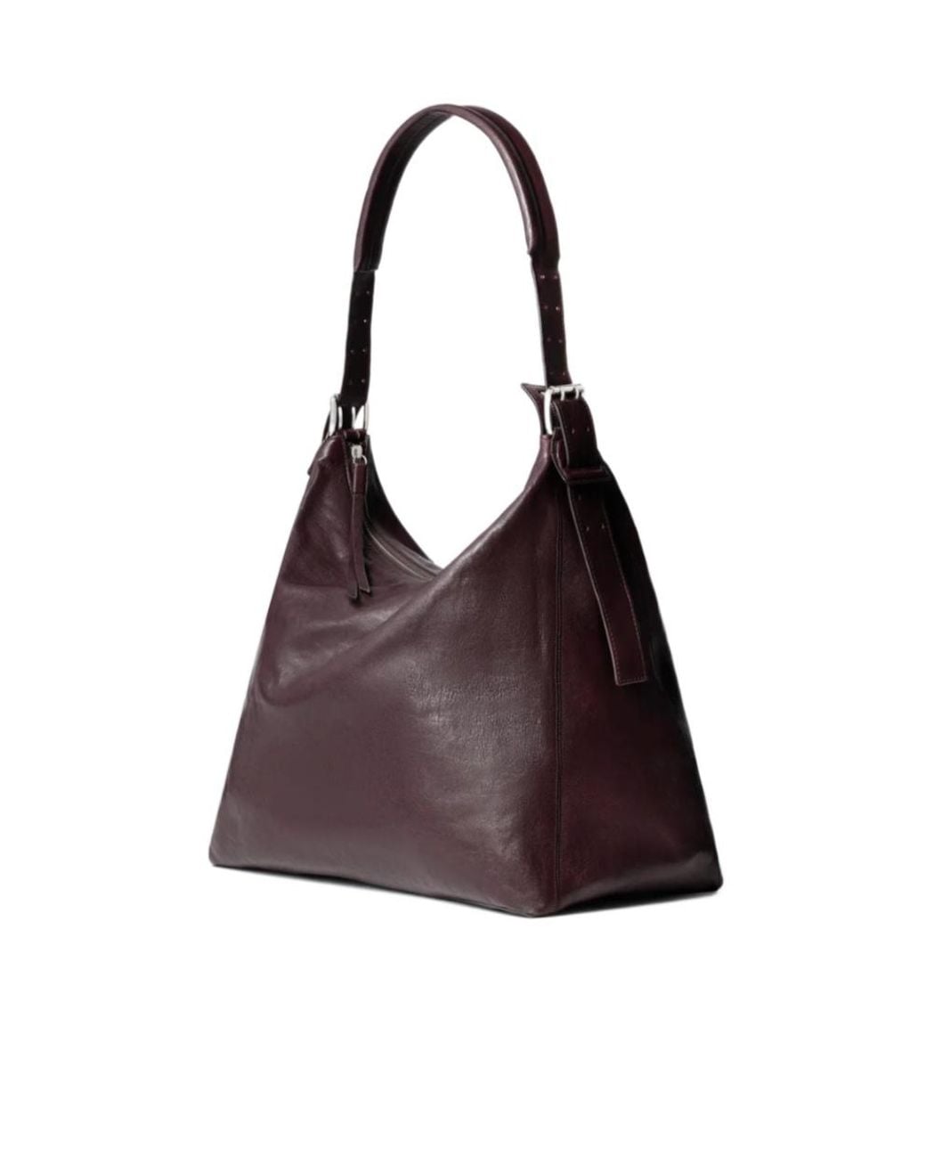 Lemaire Brown Belted Hobo Bag