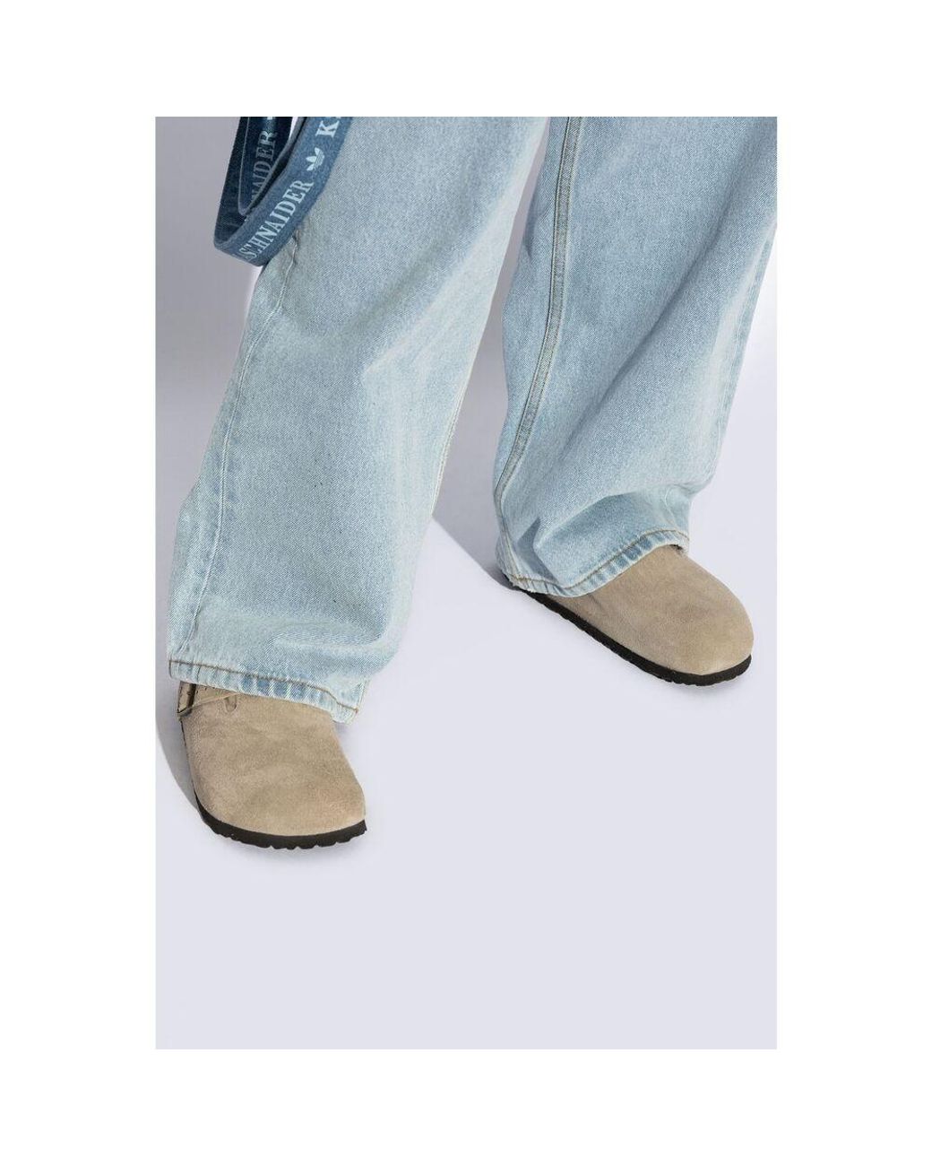 Birkenstock Gray Tokyo Buckle Detailed Slip-On Slippers for men