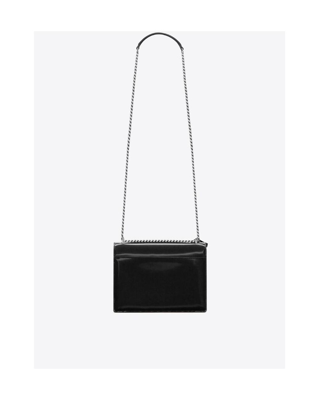 Saint Laurent White Sunset Medium