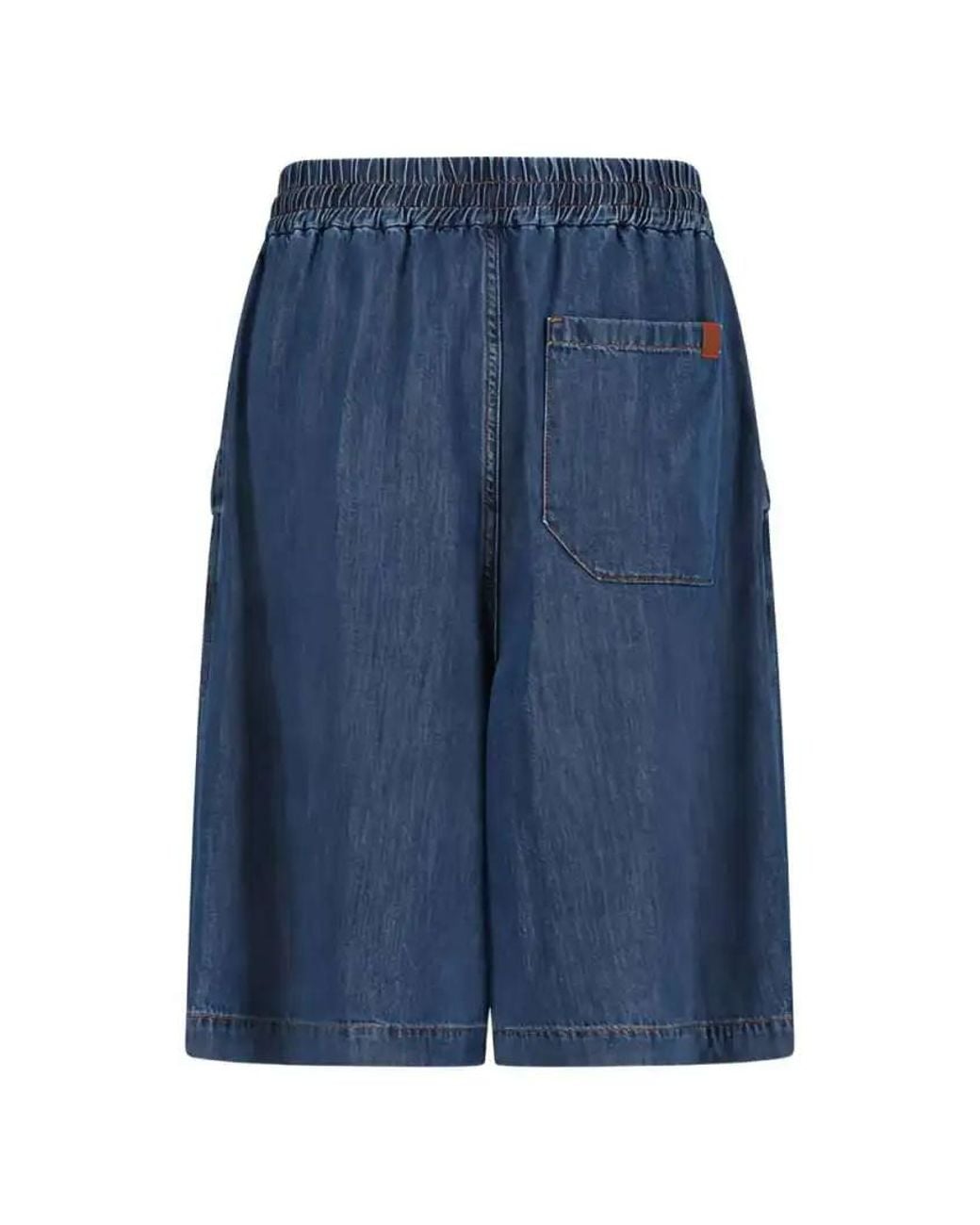 DARKPARK Blue Drawstring Denim Shorts for men