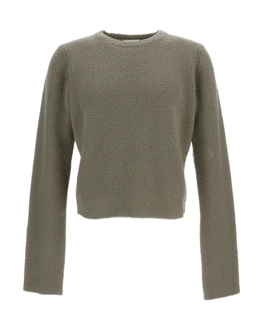 Rier Green Crewneck Knitted Jumper for men