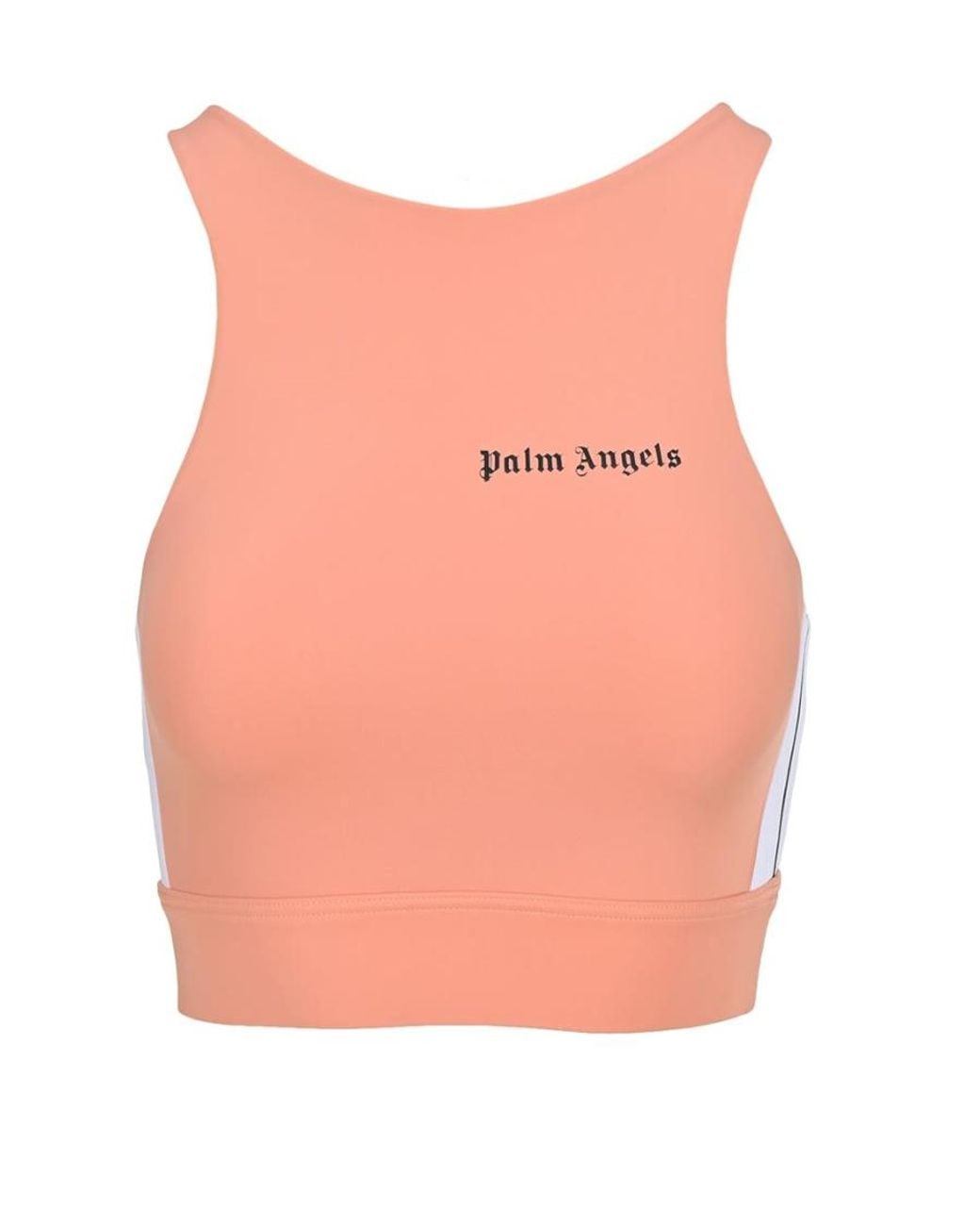Palm Angels Pink Side-Stripe Sports Bra