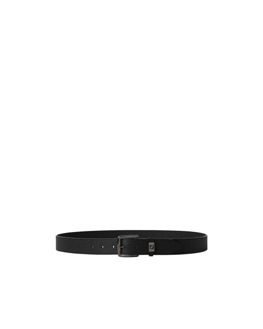 Fendi White Ff Buckle Belt for men