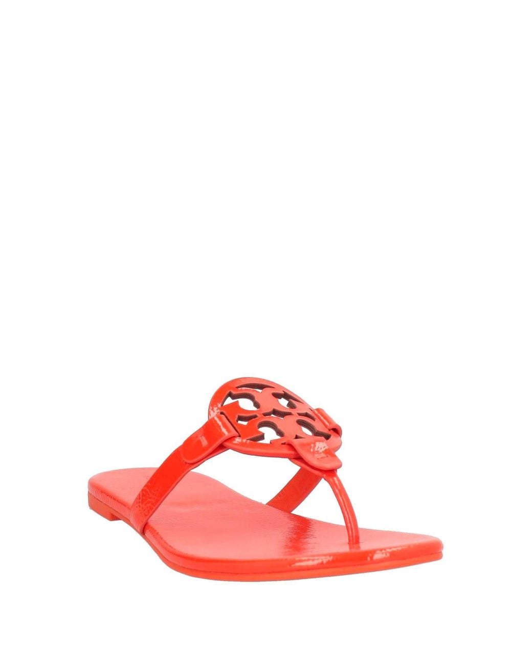 Tory Burch Red Comfortable And Stylish Flip-Flops
