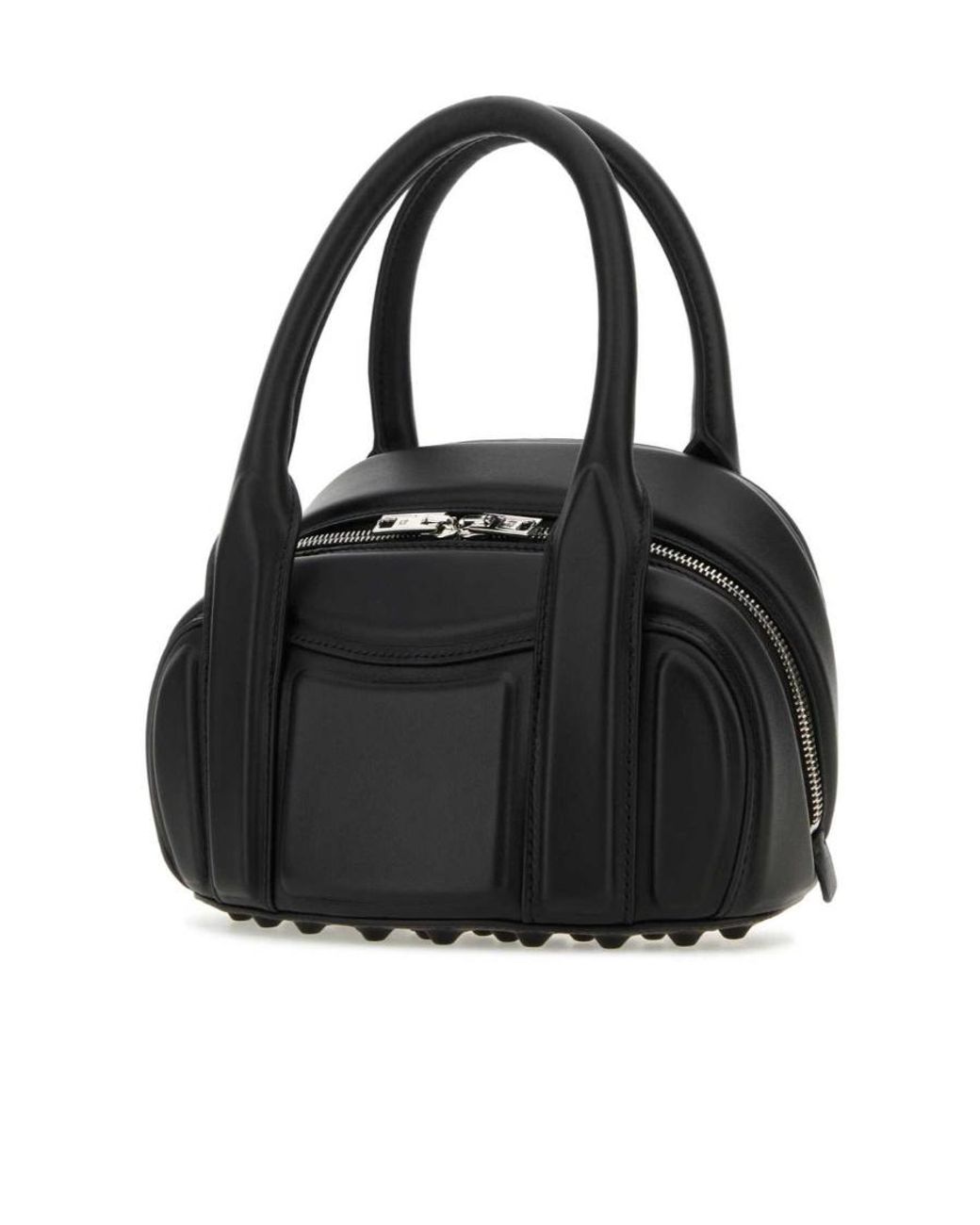 Alexander Wang Black Roc Small Top Handle Bag