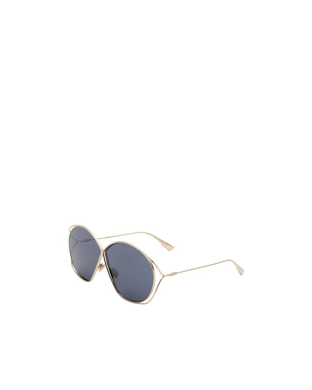 Dior Blue Oversized Round Sunglasses