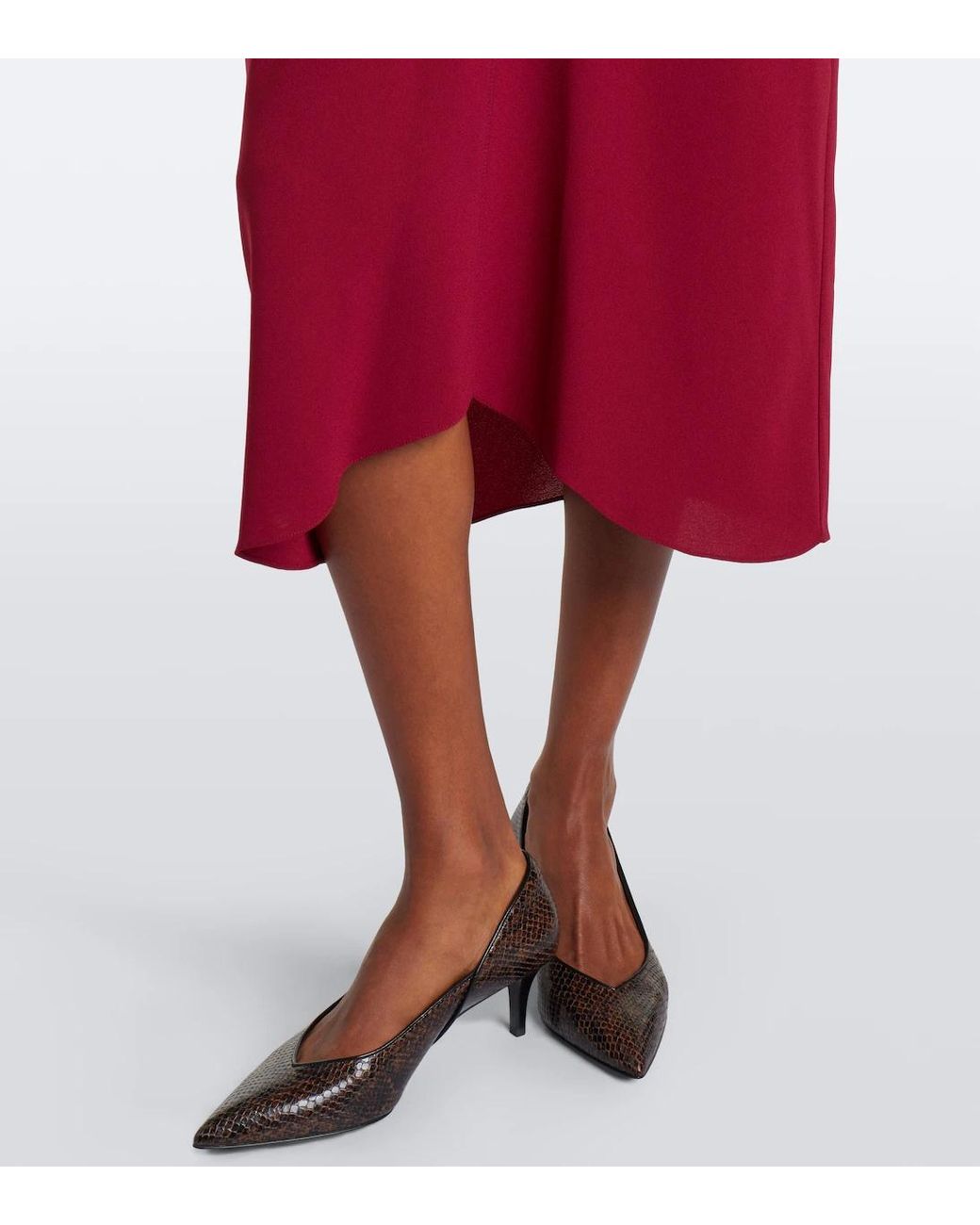 Isabel Marant Red Short-Sleeved Dress
