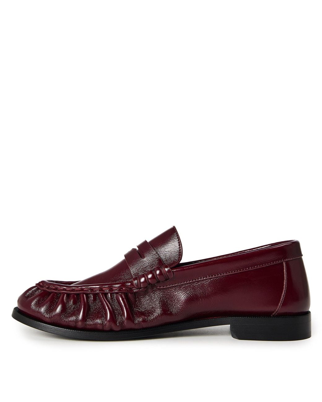Saint Laurent Red Glossy Loafer