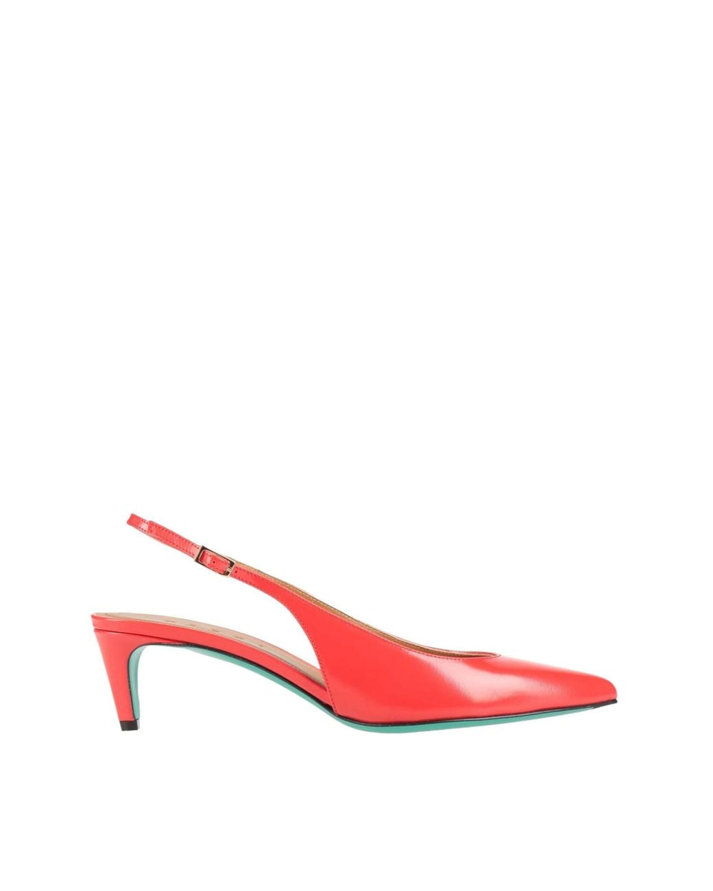 Marni Red Pointed-Toe Stiletto Heels