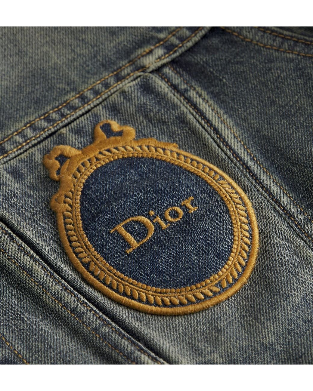 Dior Gray Médaillon Cropped Jacket