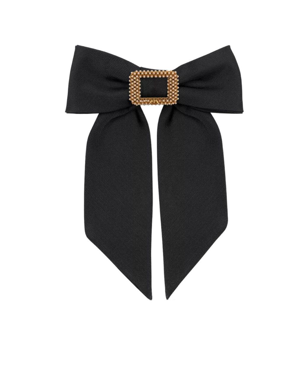 Dior Black Large Twist Bow