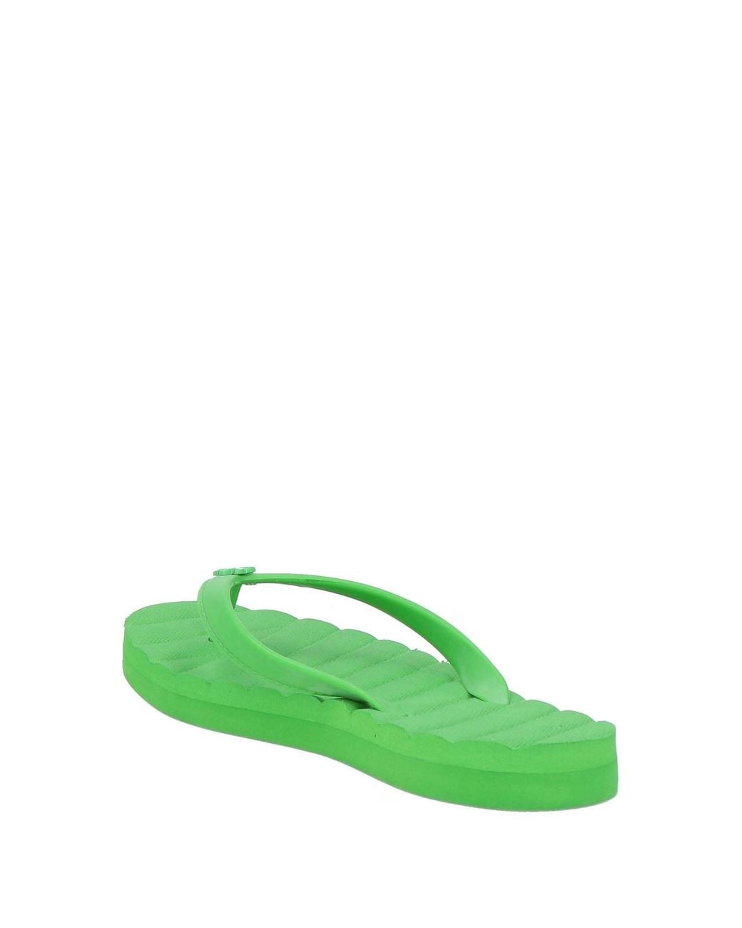 Tory Burch Green Minimalist Comfortable Flip-Flops