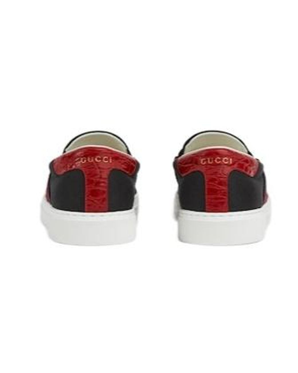 Gucci Black Ace Slip-On Sneaker, Fabric for men