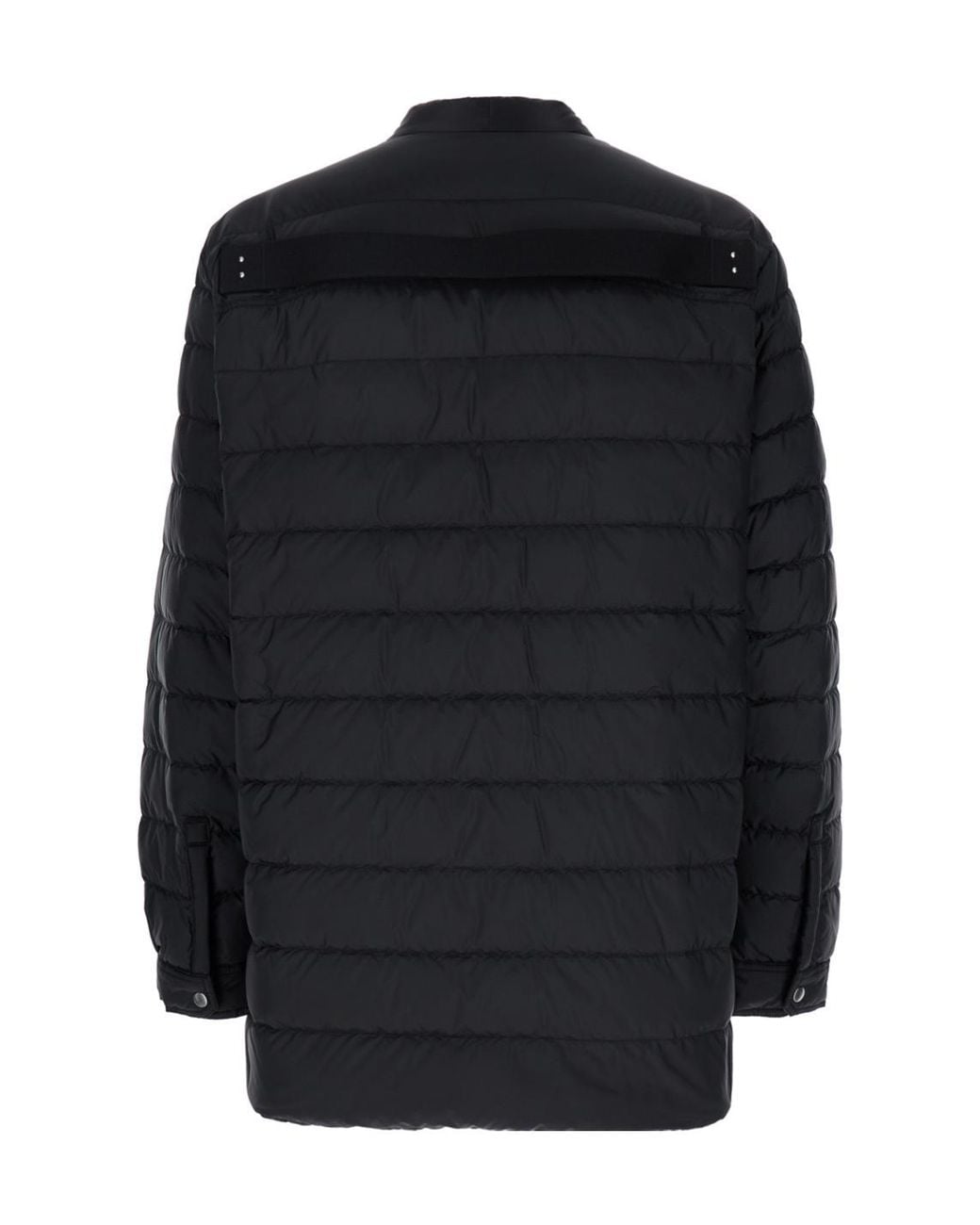 Moncler Black Moncler Rick Owens V-Neck Padded Jacket for men