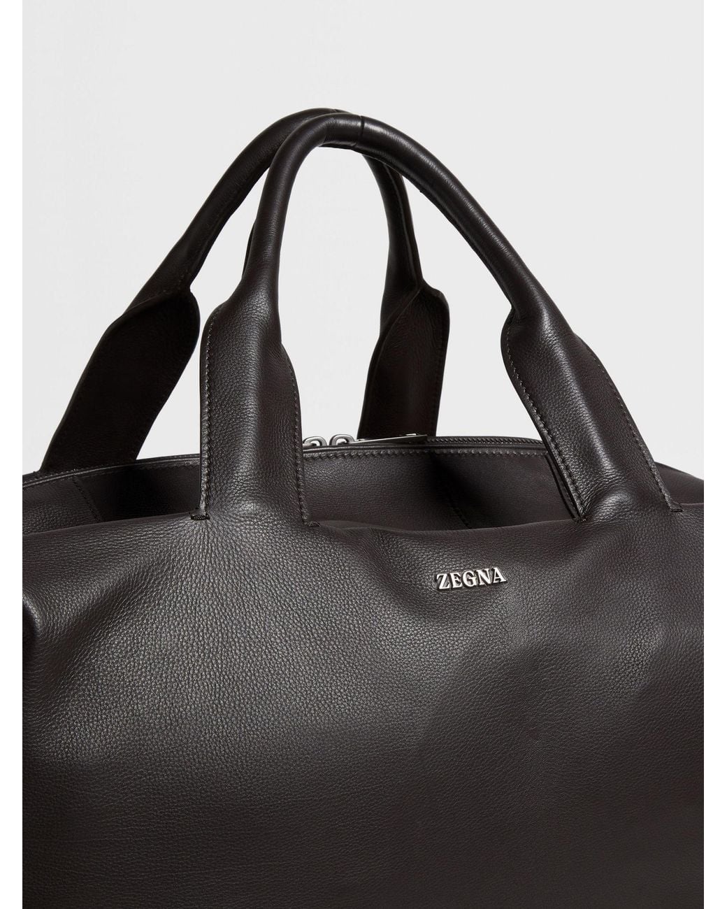 Zegna Black Raglan Secondskin Holdall for men