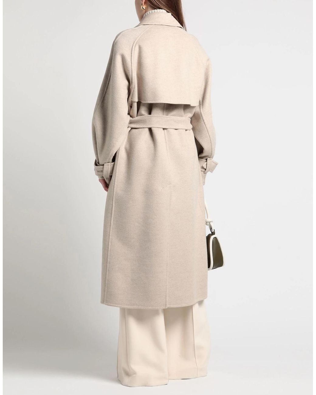 Max Mara Natural Long Single-Breasted Coat