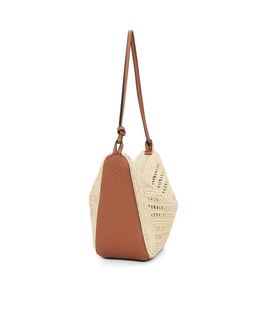 Loewe Metallic Mini Hammock Hobo Bag