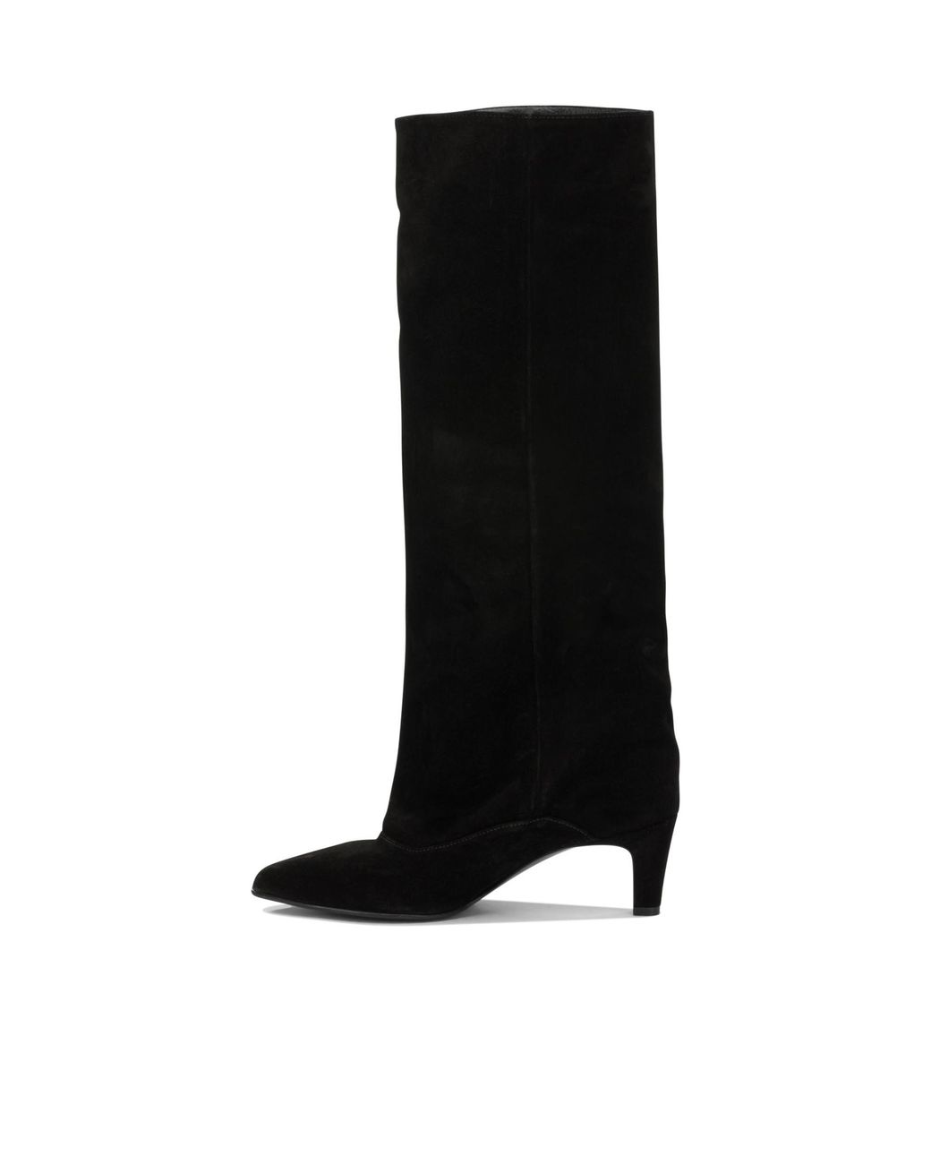 Strategia Black High-Heeled Boots