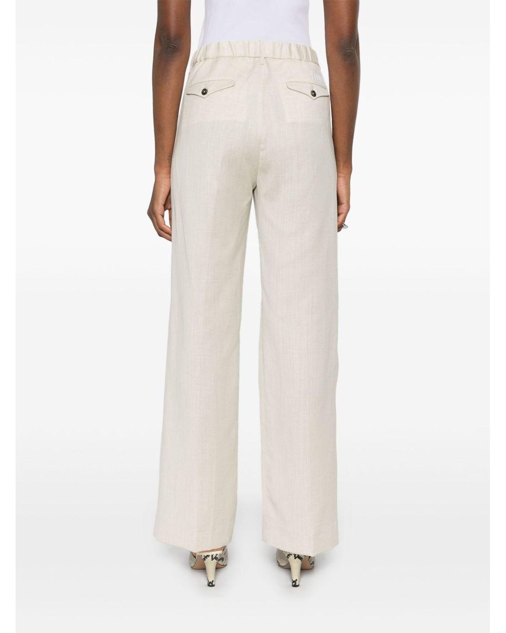 Nine:inthe:morning White Blenda Trousers