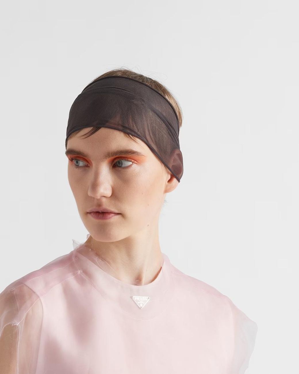 Prada Pink Sleeveless Technical Voile Dress