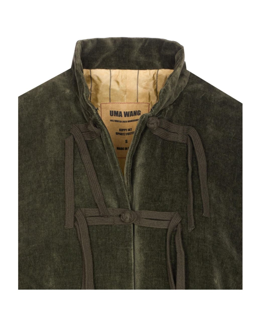 Uma Wang Green Long Sleeve Casual Jacket