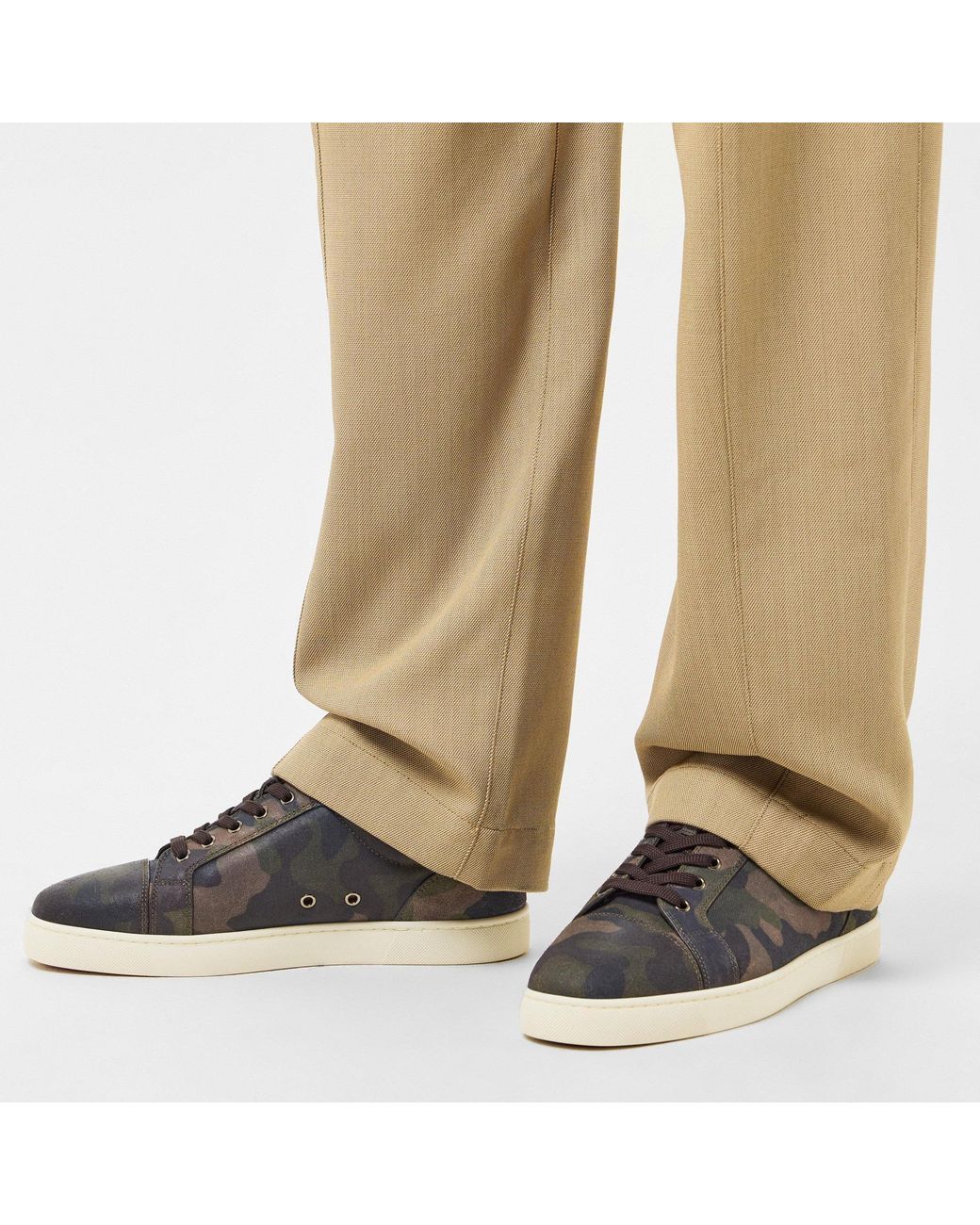 Christian Louboutin Brown Low-Top Sneakers for men