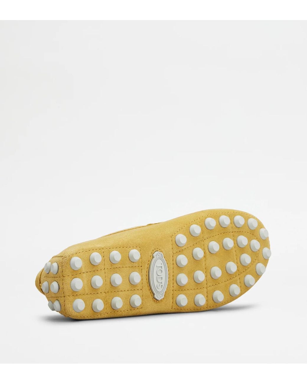 Tod's Yellow Gommino Bubble Loafers