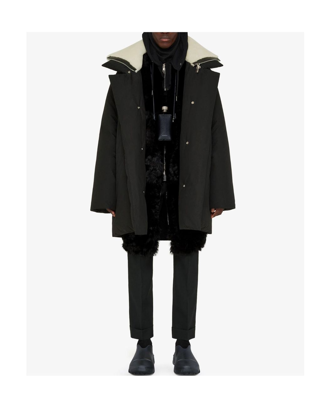 Givenchy Black Oversized Puffer Jacket for men