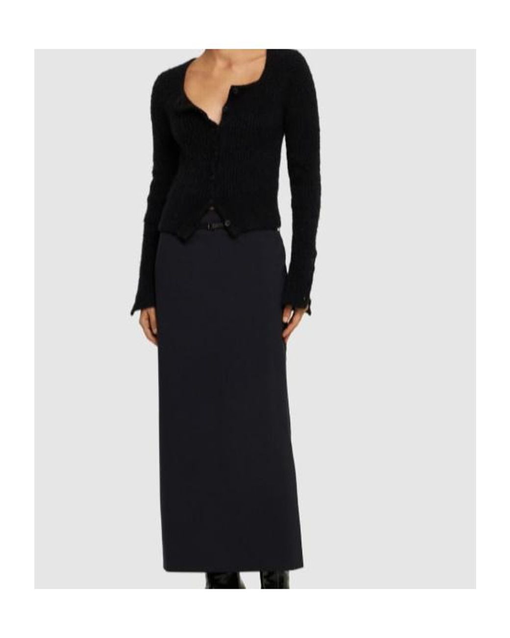 16Arlington Black Belted Skirt