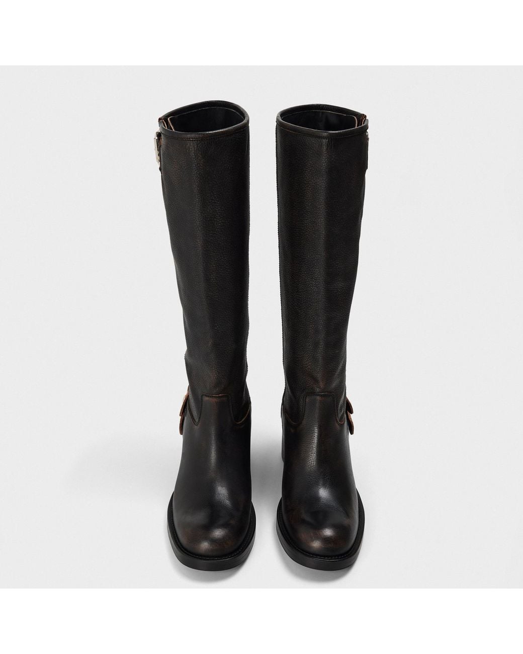 Chloé Black Solid Color Over The Knee Boots