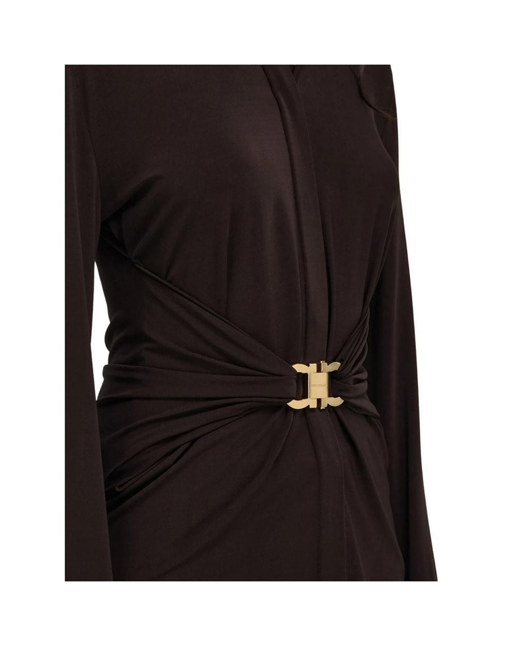 Ferragamo Black Long-Sleeved Shirt