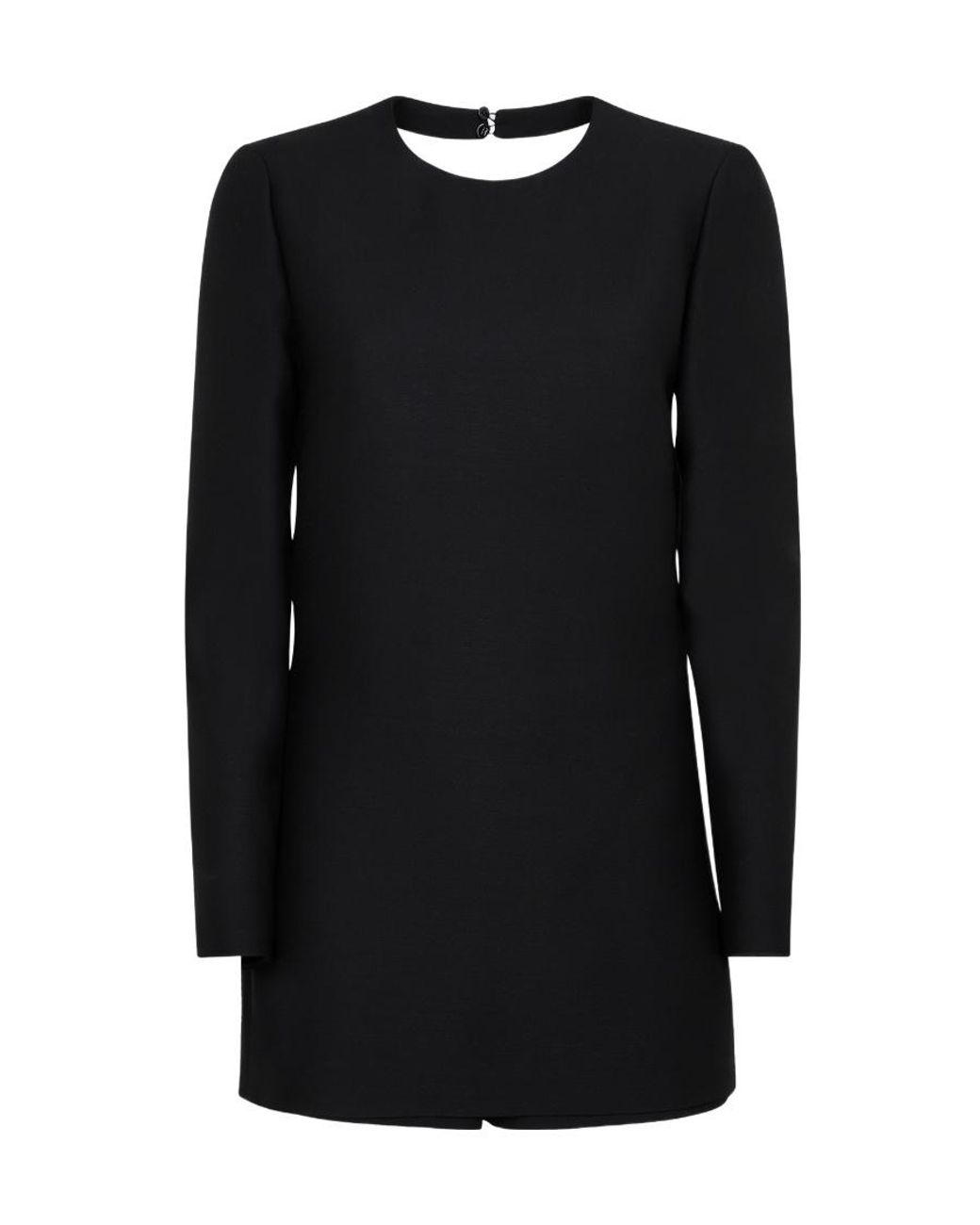 Valentino Black Open-Back Minidress