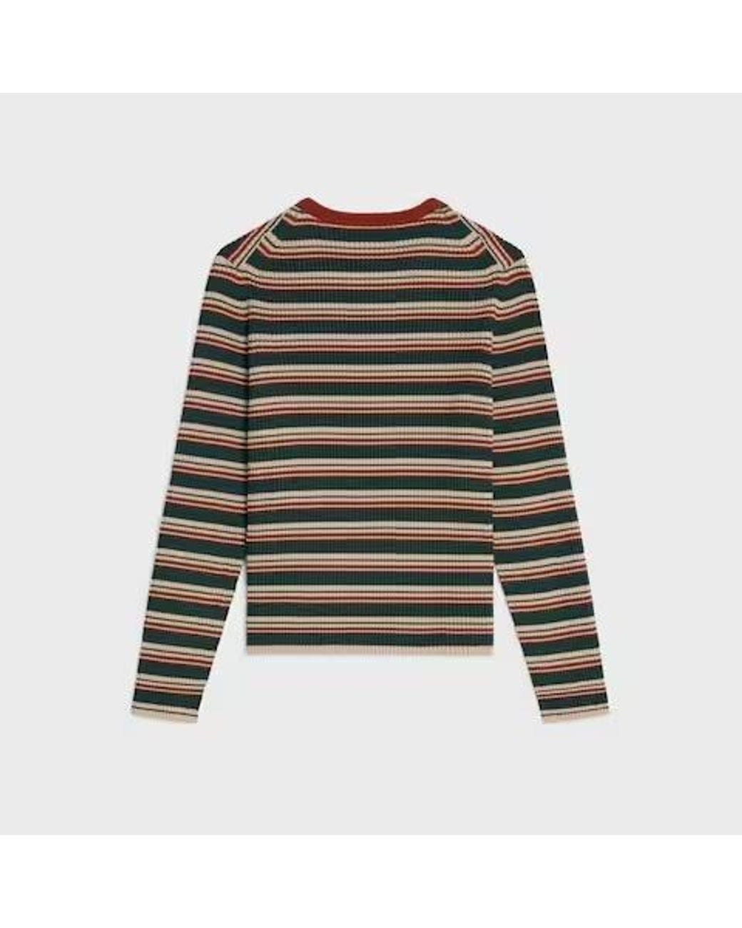 Céline Green Crewneck Sweater