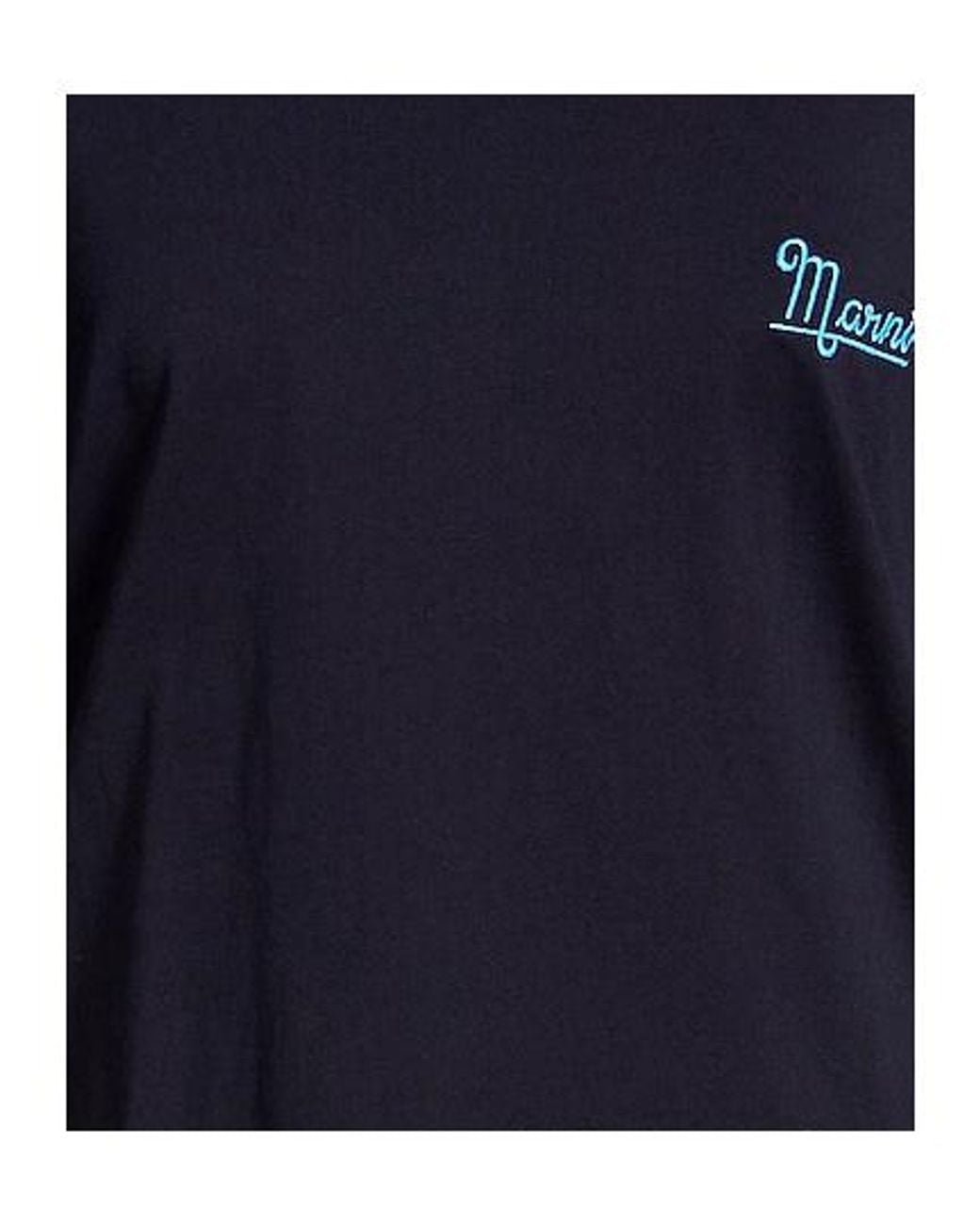 Marni Blue Basic Solidcolor Tshirt