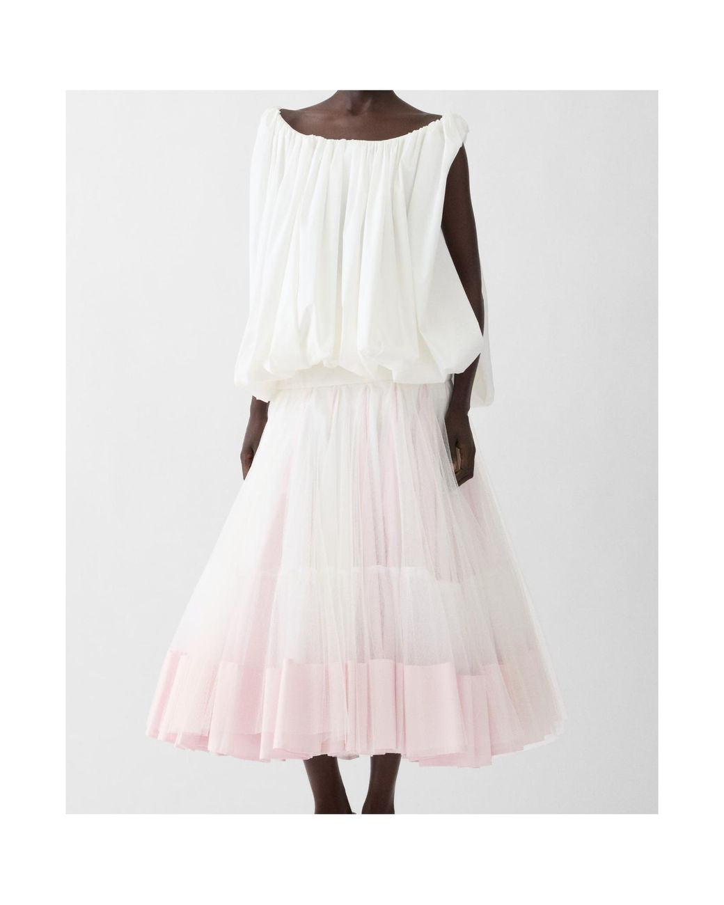 Jacquemus Pink La Jupe Mireio Layered Skirt