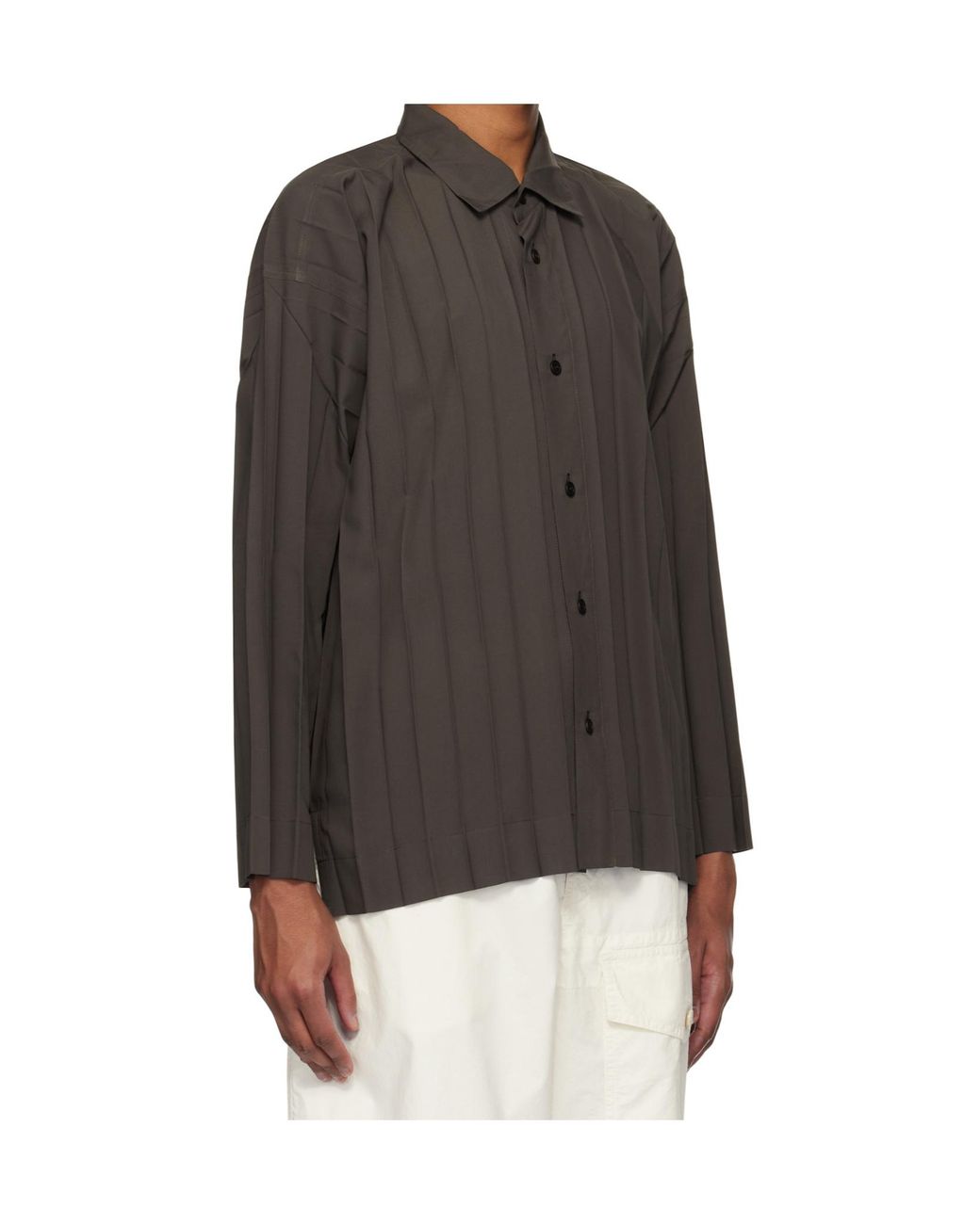Homme Plissé Issey Miyake Multicolor Edge Shirt for men