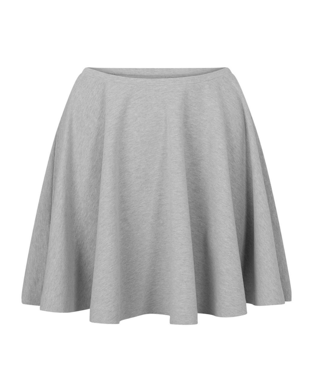 Norma Kamali Gray Flared Mini Skirt