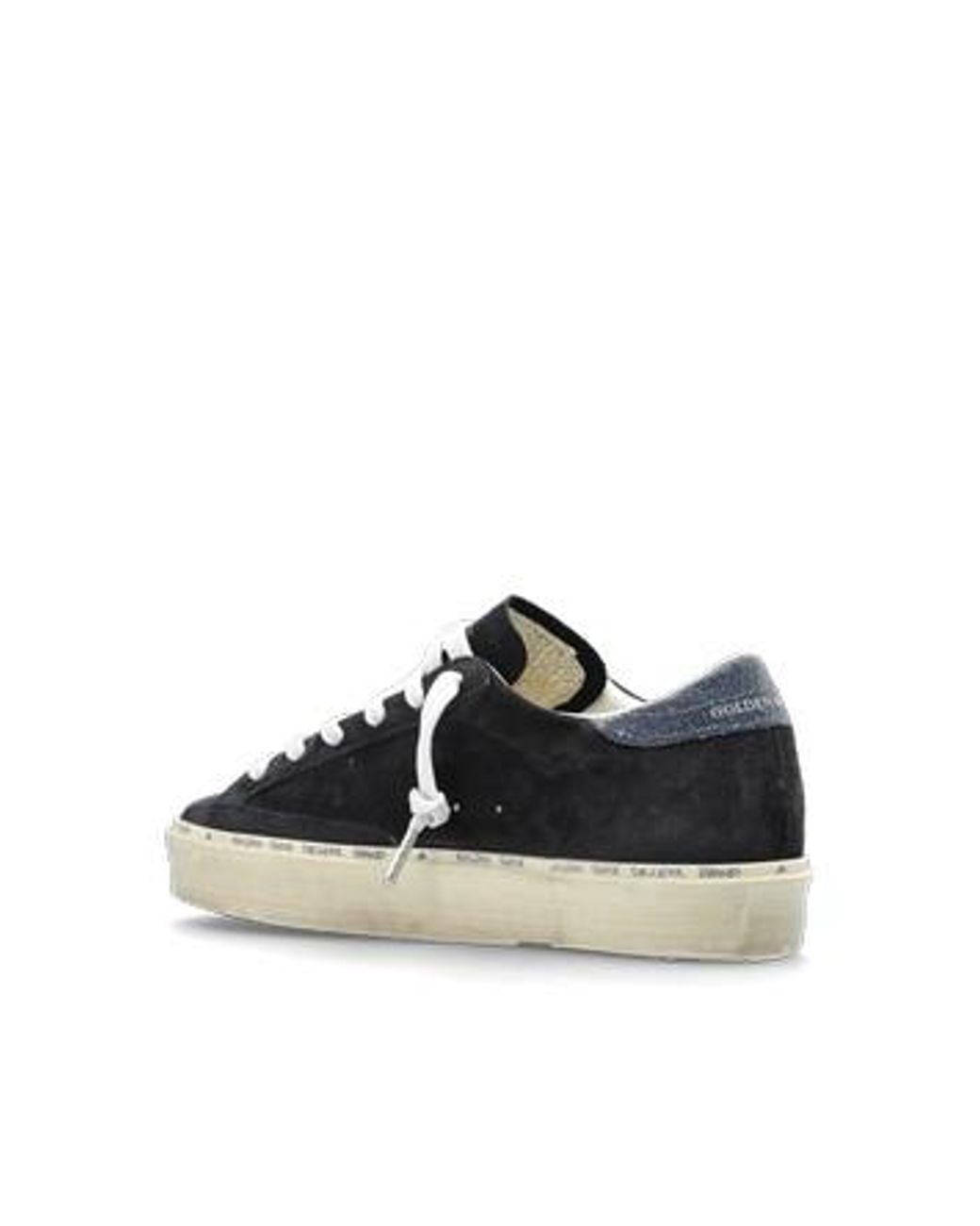 Golden Goose Deluxe Brand Black Hi Star Low-Top Sneakers