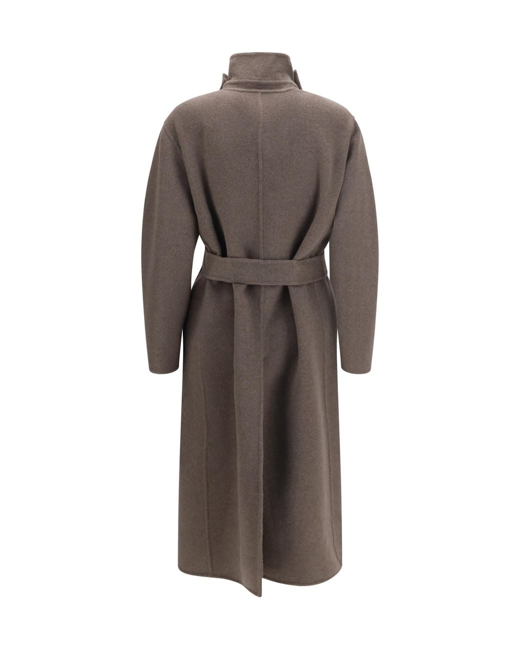 Fabiana Filippi Brown Long-Sleeved Coat
