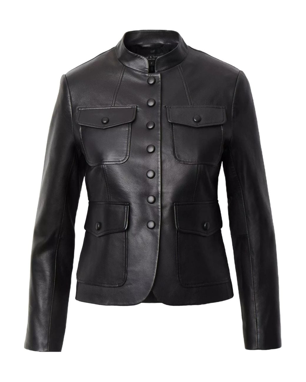 Rag & Bone Black Long-Sleeve Jacket