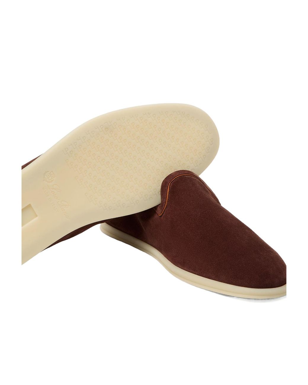 Loro Piana Brown Venice Walk Loafers for men