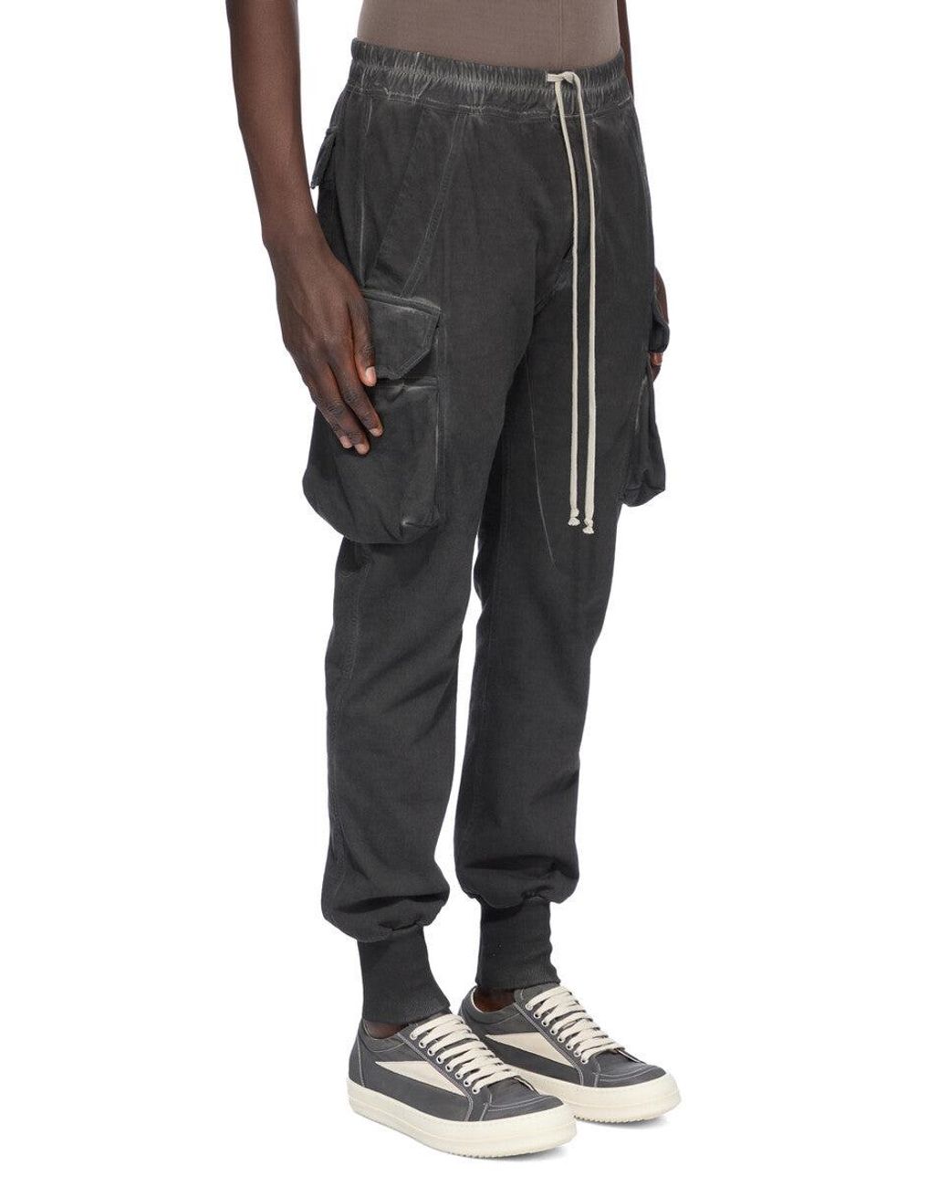 Rick Owens Gray Tower Mastodon Cut Trousers for men