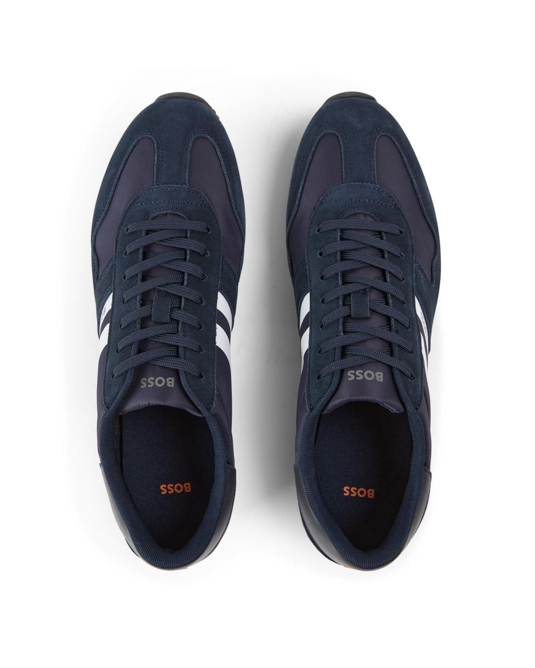 Boss Blue Simple And Casual Running Shoes for men