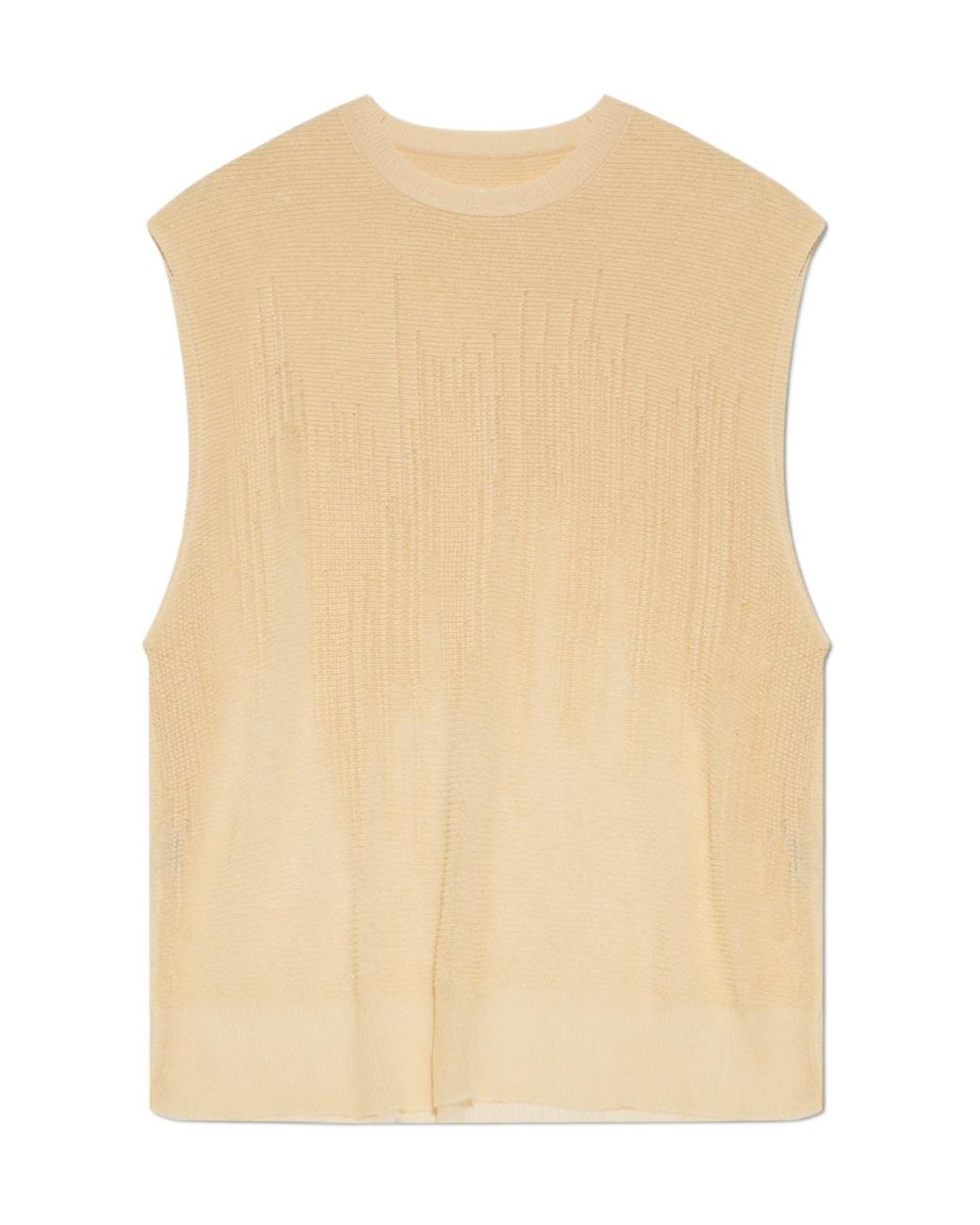 Homme Plissé Issey Miyake Natural Brush Close-Up Round-Neck Top for men